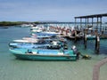 Small port Island Isabela Galapagos Islands Royalty Free Stock Photo