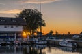 Small Port Landscape in Danube Delta, Romania