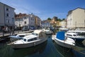 The small port of Muggia, Italy