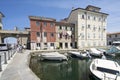 The small port of Muggia, Italy