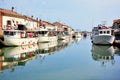 Small port town in Italy