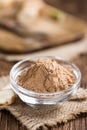 Small Portion of Galangal Powder Royalty Free Stock Photo