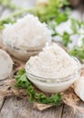 Small portion of Horseradish Sauce Royalty Free Stock Photo