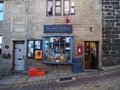 The post office in the village of Heptonstall in West Yorkshire, Northern England Royalty Free Stock Photo