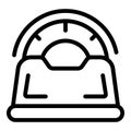 Small potty icon outline vector. Store web money