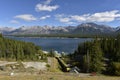 Small Power Plant at the lower Kananaskis Lake, Peter Lougheed Provincial Park, Kananaskis Country in Alberta, West-Canada