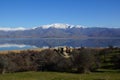 Small Prespa Lake, Agios Achillios island, the ruins of St. Achillius, Greece