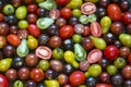 Small pretty, tasty cherry tomatoes. Different colors