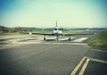 Small private single-engine piston aircraft Royalty Free Stock Photo