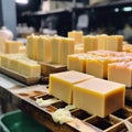 small production of natural soap