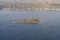 Matiu Somes Island Aerial in Wellington Harbour New Zealand