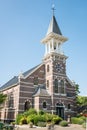 Small protestant church in a dutch village Royalty Free Stock Photo