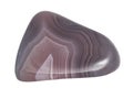 Small purple agate macro isolated