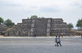 The small pyramid in the Moon Square - Teotihuacan