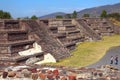 Small pyramids in Teotihuacan, Mexico