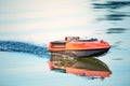 A small radio-controlled boat for fish detection and fishing