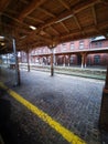 Small rail station Glucholazy Royalty Free Stock Photo