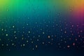 small raindrops on gradient mixed color background generative AI