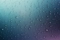 small raindrops on light blue gradient color background generative AI