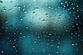 Small raindrops on a window plain texture background - stock photography