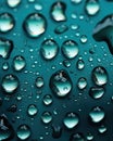 Small raindrops on a window plain texture background - stock photography