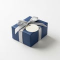 A small rectangular gift box is Royalty Free Stock Photo