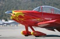 Small red airplane Royalty Free Stock Photo