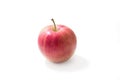 A red apple , small one, with white background