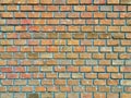 Small red brick walls stacked together. Royalty Free Stock Photo