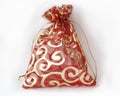 Small red decorative bag Royalty Free Stock Photo