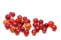 Small Red Grape White Background Royalty Free Stock Photo