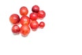 Small Red Grape White Background Royalty Free Stock Photo