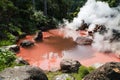 Small red hot spring Royalty Free Stock Photo