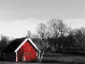 Small Red House Royalty Free Stock Photo