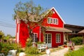 Small red house Royalty Free Stock Photo