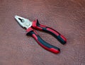 small red pliers Royalty Free Stock Photo