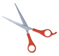 Small red scissors, icon Royalty Free Stock Photo
