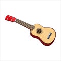 Small red ukulele