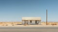 Desert Cottage: A Faded Portrait Of Solitude And Resilience