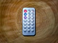 Small remote control on blurry background Royalty Free Stock Photo