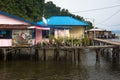 The small remote papuan village