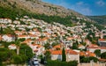 Small residential houses in the centre of Dubrovnik Royalty Free Stock Photo