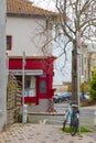 Small restaurant and a Bicycle