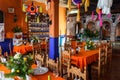 Small restaurant interior in Janitzio Mexico Royalty Free Stock Photo