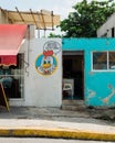 Small restaurant in Isla Mujeres, Mexico