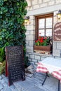 Small Restaurant, Metsovo, Epirus, Greece Royalty Free Stock Photo