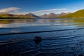 Small Ripples on Lake McDonald Royalty Free Stock Photo