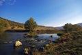 Small river landscape Royalty Free Stock Photo