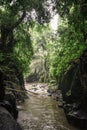 Small river near beautiful  Kanto Lampo Waterfall Royalty Free Stock Photo