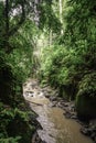 Small river near beautiful  Kanto Lampo Waterfall Royalty Free Stock Photo
